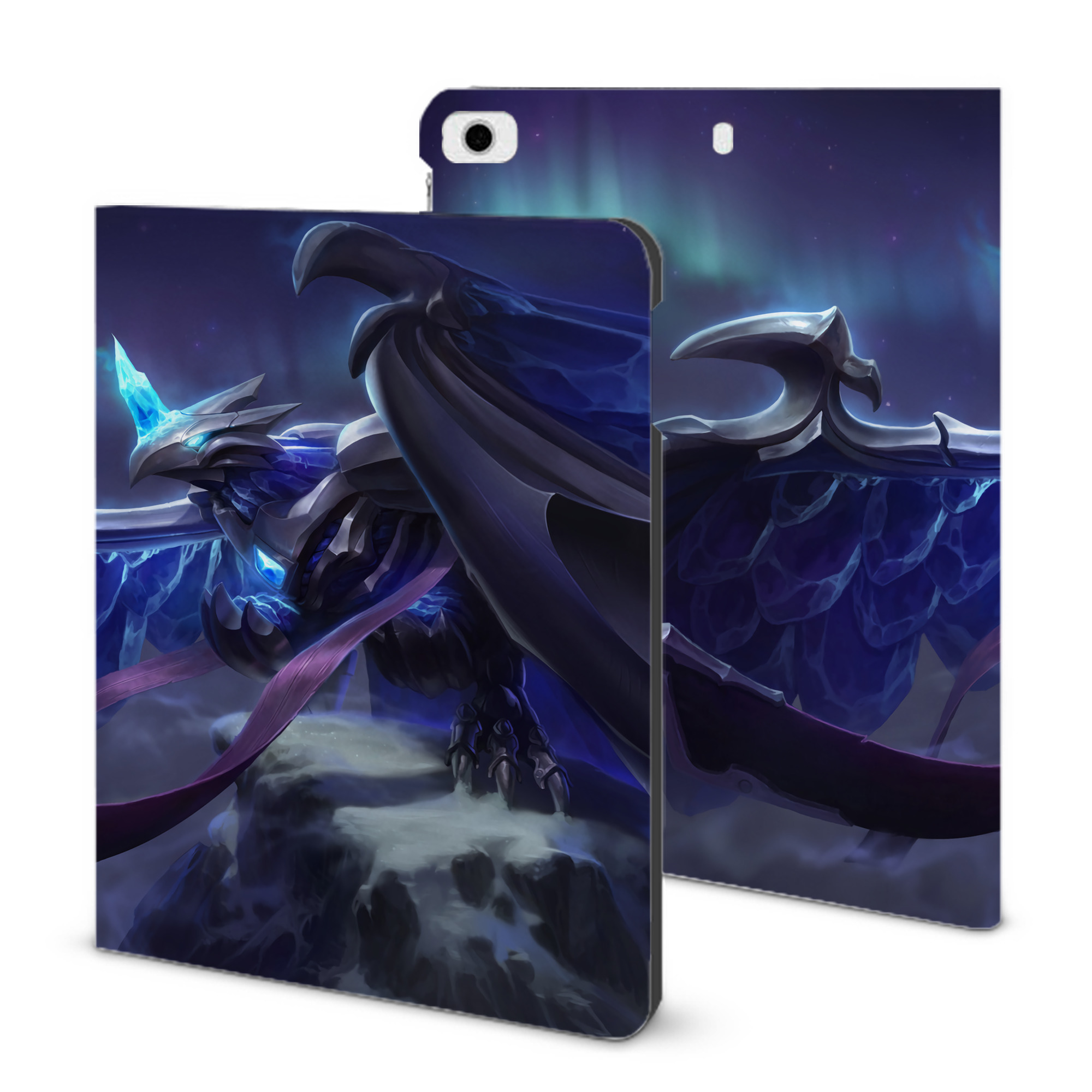 （画像用） リーグ・オブ・レジェンド League of Legends LOL IPad ケース ブック型 PUレザー TPU 耐衝撃 軽量 薄型 ペン収納なし 全面保護 IPad 各モデル対応